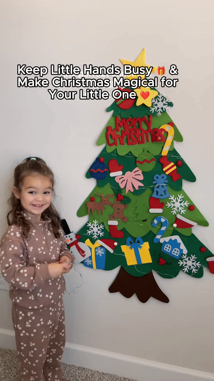 The Original Felt Toddler Tree