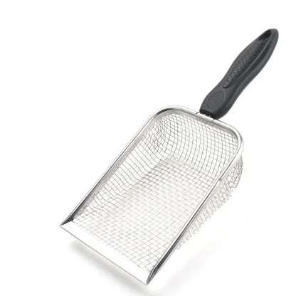 Metal Cat Litter Scoop - Stainless Steel Long Handle Litter Shovel