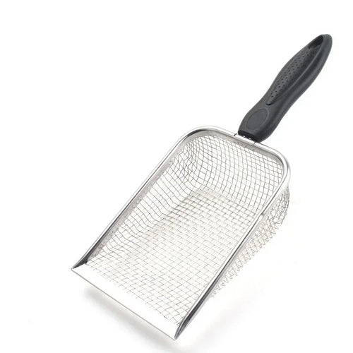 Metal Cat Litter Scoop - Stainless Steel Long Handle Litter Shovel