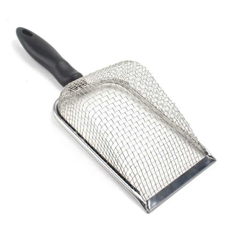 Metal Cat Litter Scoop - Stainless Steel Long Handle Litter Shovel