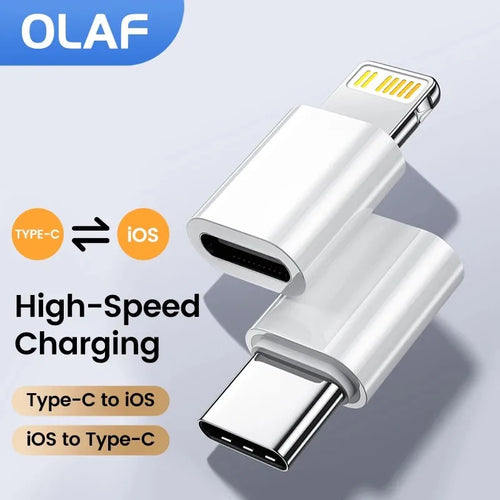 USB C to Lightning Adapter - Fast Charging Converter for iPhone