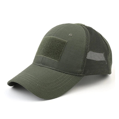 Tactical Camouflage Cap - Adjustable Outdoor Mesh Baseball Hat