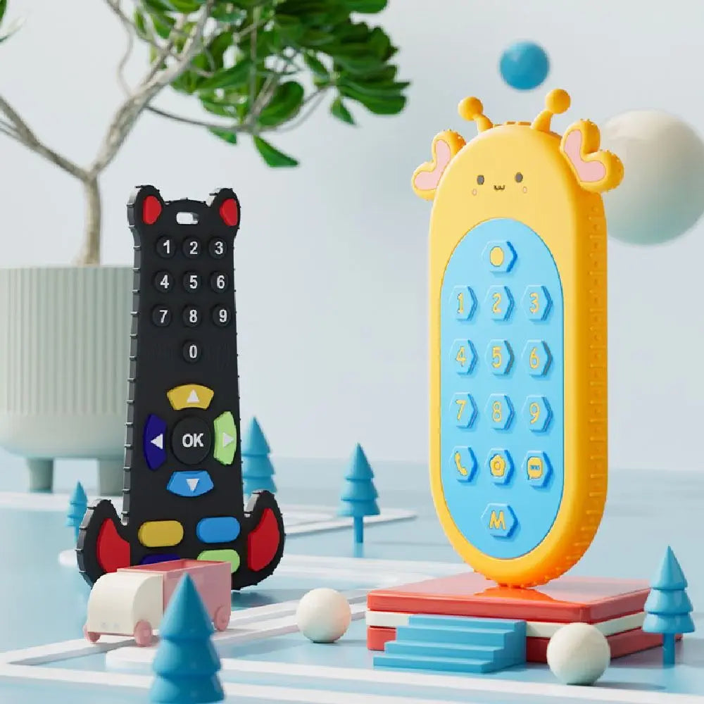 Baby Silicone Teether Toys Remote