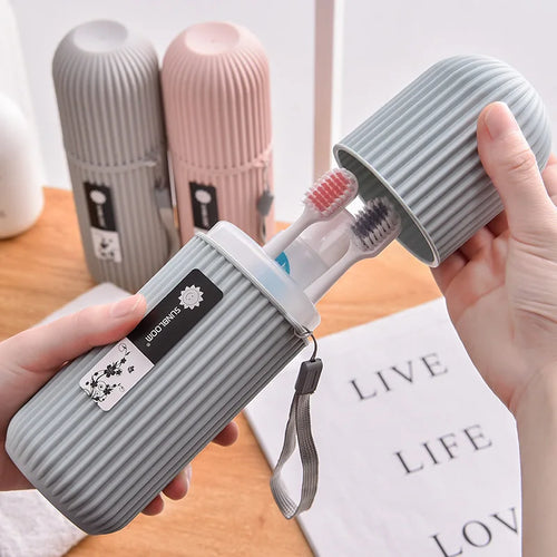 Travel Toothbrush Holder Case – Portable Toothbrush and Toothpaste Storage