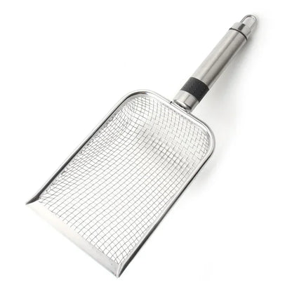 Metal Cat Litter Scoop - Stainless Steel Long Handle Litter Shovel