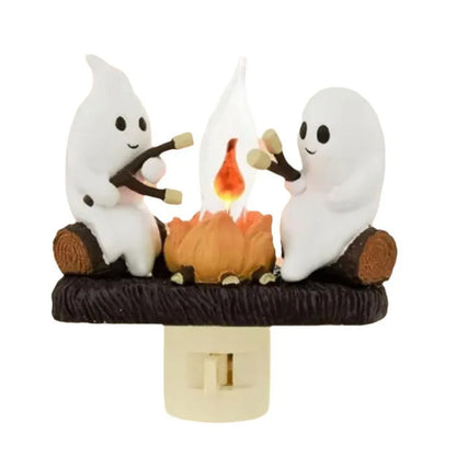 Ghostly Campfire Night Light
