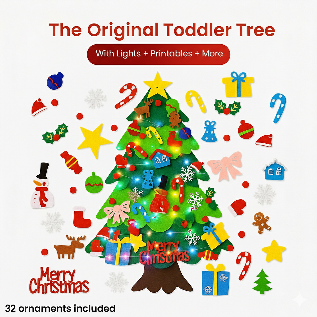 The Original Felt Toddler Tree
