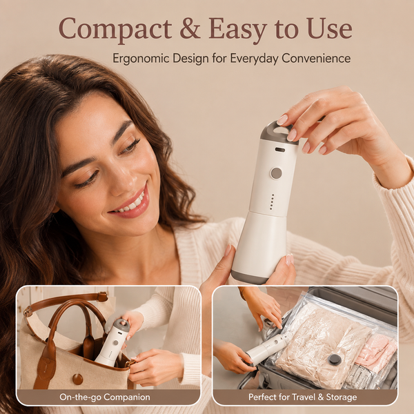 PackPress Travel Vacuum Compression Kit