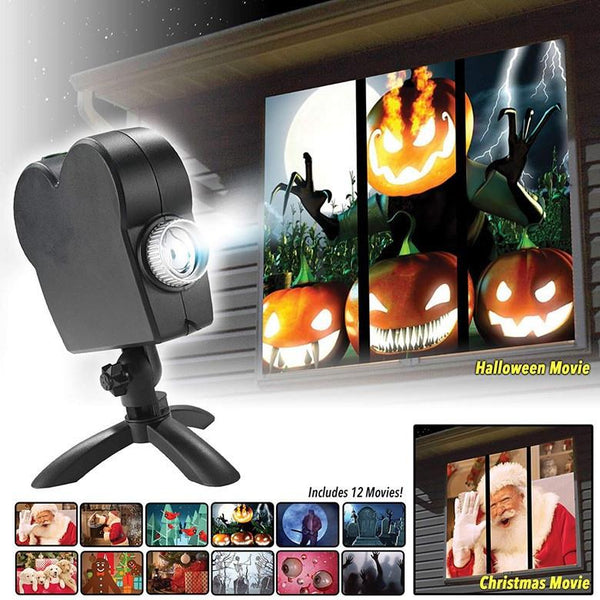 Halloween and Holiday Window Magic Projector
