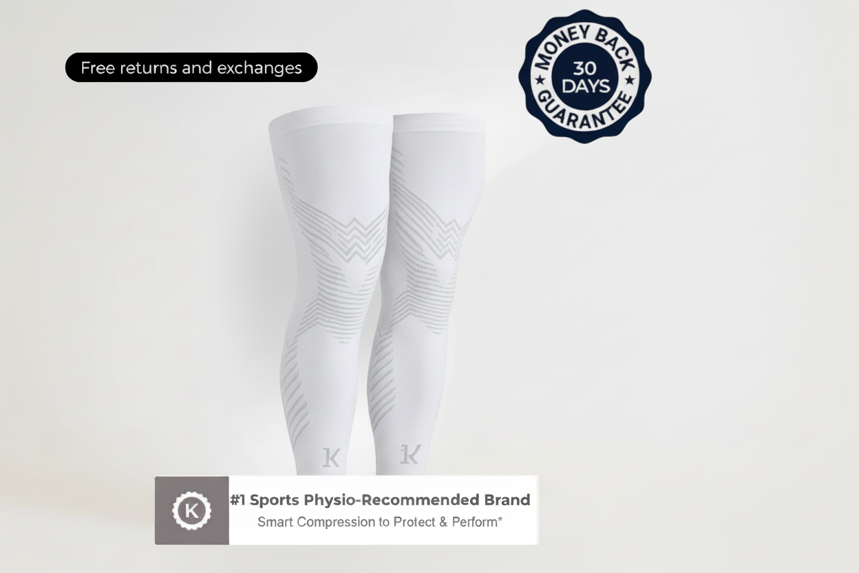 White sleeves raised 2 inches